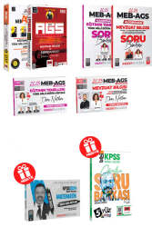 Yargı Yayınları & İndeks Akademi 2025 MEB-AGS Eğitimin Temelleri Türk Milli Eğitim Sistemi ve Mevzuat Soru - Konu Paketi (6 Kitap) - Yargı Yayınları