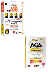 Yargı Yayınları & Yediiklim Yayınları 2025 MEB-AGS Eğitimin Temelleri Türk Milli Eğitim Sistemi İle Mevzuatı Soru Bankası Seti (2 Kitap) - Yargı Yayınları