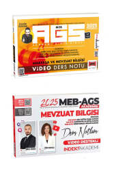 Yargı Yayınları & İndeks Akademi 2025 MEB-AGS Mevzuat Bilgisi Video Ders Notları Seti - Yargı Yayınları