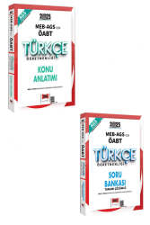 Yargı Yayınları 2025 MEB-AGS ÖABT Türkçe Öğretmenliği Konu ve Soru Bankası Seti - Yargı Yayınları