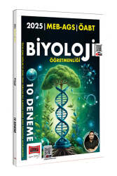 Yargı Yayınları 2025 MEB AGS ÖABT Biyoloji Öğretmenliği 10 Deneme (Mustafa Ayaz) - Yargı Yayınları