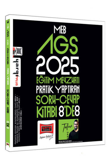 Yargı Yayınları 2025 MEB-AGS Eğitim Mevzuatı Pratik Yaptıran Soru-Cevap Kitabı - 1