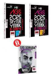 Yargı Yayınları 2025 MEB-AGS Anka Serisi Sayısal ve Sözel Yetenek 15 Deneme Seti (Hediyeli) - Yargı Yayınları