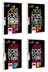 Yargı Yayınları 2025 MEB-AGS Anka Serisi (Sayısal-Sözel-Tarih-Coğrafya) Deneme Seti (4 Kitap) - Yargı Yayınları