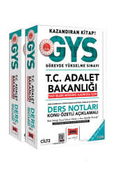 Yargı Yayınları 2025 GYS T.C Adalet Bakanlığı Yazı İşleri Müdürü Kadrosu İçin Ders Notları (2 Cilt) - Yargı Yayınları