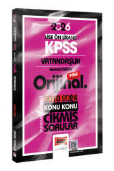 Yargı Yayınları 2026 KPSS Lise-Önlisans Vatandaşlık Orijinal 2010-2024 Konu Konu Çıkmış Sorular - Yargı Yayınları