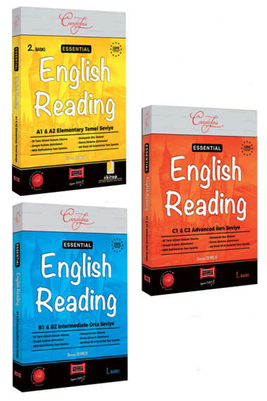 Yargı Yayınları Essential Baştan Sona İngilizce Reading Okuma Seti A1-A2-B1-B2-C1-C2 (3 Kitap) - 1