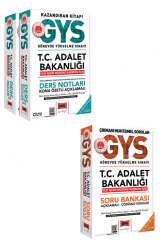 Yargı Yayınları 2025 GYS T.C Adalet Bakanlığı Yazı İşleri Konu Anlatımı ve Soru Bankası Seti - Yargı Yayınları