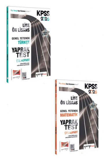 Yargı Yayınları 2026 KPSS Lise-Ön Lisans Genel Yetenek Yaprak Test Seti (2 Kitap) - 1