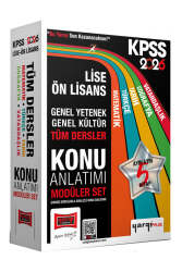 Yargı Yayınları 2026 KPSS Lise Ön Lisans GK-GY Tüm Dersler Konu Anlatımı Modüler Set (5 Kitap) - Yargı Yayınları