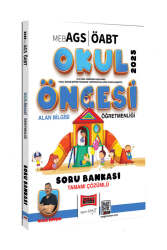 Yargı Yayınları 2025 MEB-AGS ÖABT Okul Öncesi Alan Bilgisi Öğretmenliği Tamamı Çözümlü Soru Bankası (Halil Şimşek) - Yargı Yayınları