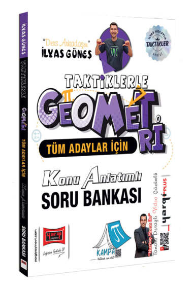 Yargı Yayınları Tüm Adaylar İçin Taktiklerle Temel Geometri Konu Anlatımlı Soru Bankası (İlyas Güneş) - 1
