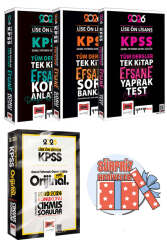 Yargı Yayınları 2026 KPSS Lise Ön Lisans GK-GY Tüm Dersler Konu - Soru - Yaprak Test - Lise Ön Lisans Çıkmış Sorular Seti (4 Kitap) - Yargı Yayınları
