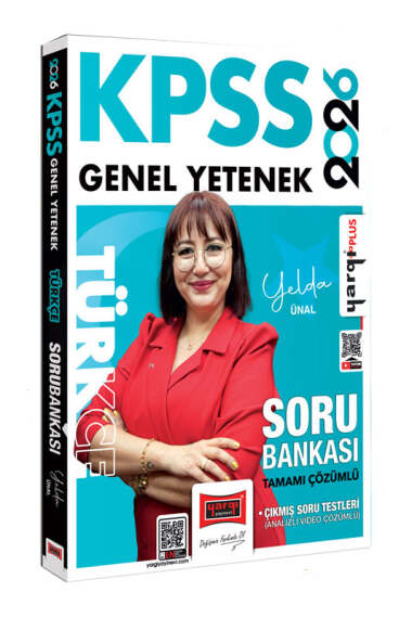 Yargı Yayınları 2026 KPSS Genel Yetenek Tamamı Çözümlü Türkçe Soru Bankası (Yelda Ünal) - 1