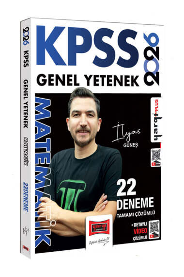 Yargı Yayınları 2026 KPSS Genel Yetenek Tamamı Çözümlü Matematik 22 Deneme (İlyas Güneş) - 1