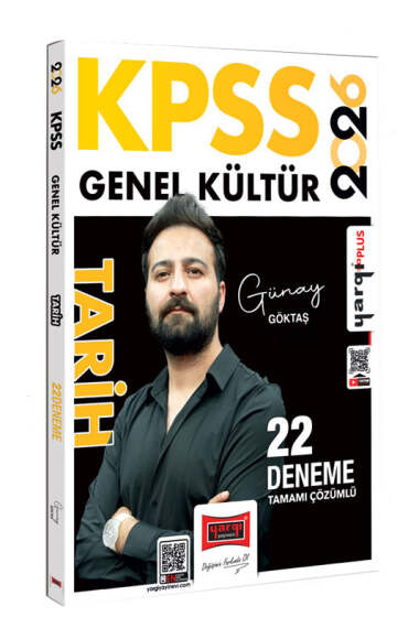 Yargı Yayınları 2026 KPSS Genel Kültür Tamamı Çözümlü Tarih 22 Deneme (Günay Göktaş) - 1