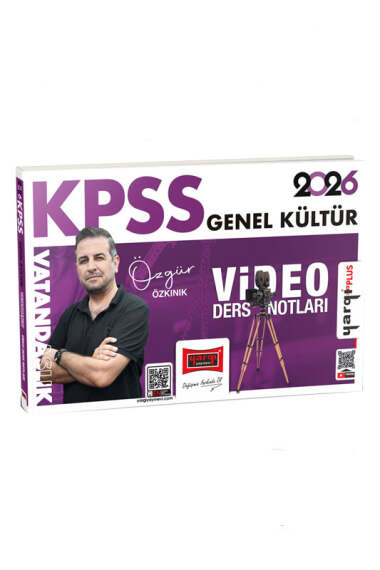 Yargı Yayınları 2026 KPSS Genel Kültür Vatandaşlık Video Ders Notları (Özgür Özkınık) - 1