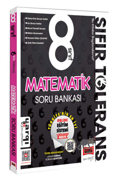 Yargı Ders Arkadaşım 8.Sınıf Sıfır Tolerans Matematik Soru Bankası - 1