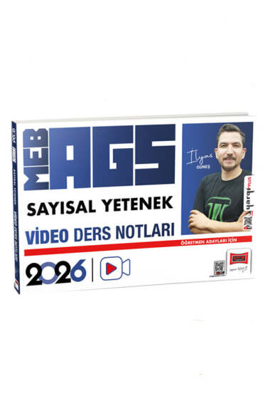Yargı Yayınları 2026 MEB-AGS Öğretmen Adayları İçin Sayısal Yetenek Video Ders Notları (İlyas Güneş) - 1