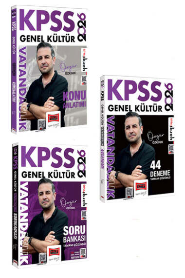Yargı Yayınları 2026 KPSS Genel Kültür Vatandaşlık Konu - Soru Bankası - 44 Deneme Seti (Özgür Özkınık) - 1