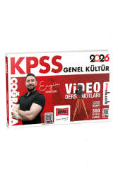 Yargı Yayınları 2026 KPSS Genel Kültür Coğrafya Video Ders Notları (Engin Eraydın) - Yargı Yayınları