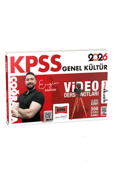 Yargı Yayınları 2026 KPSS Genel Kültür Coğrafya Video Ders Notları (Engin Eraydın) - 1