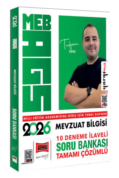 Yargı Yayınları 2026 MEB-AGS Mevzuat Bilgisi 10 Deneme İlaveli Tamamı Çözümlü Soru Bankası (Tufan Genç) - 1