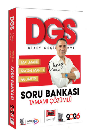 Yargı Yayınları 2026 DGS Tamamı Çözümlü Matematik Soru Bankası (Deniz Atalay) - 1