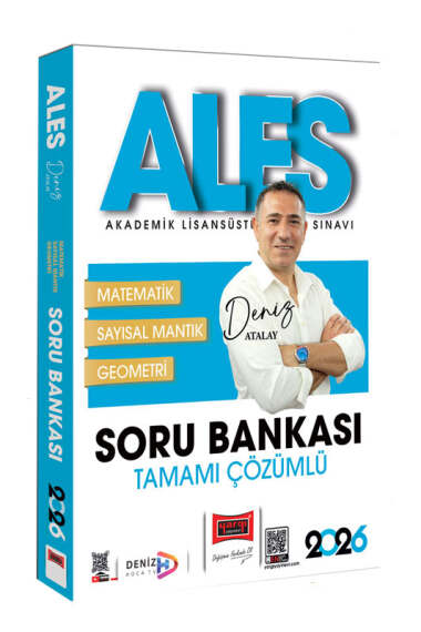 Yargı Yayınları 2026 ALES Tamamı Çözümlü Matematik Soru Bankası (Deniz Atalay) - 1
