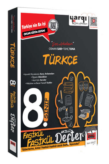 Yargı Ders Arkadaşım 8.Sınıf Türkçe Fasikül Fasikül Akıllı Defter - 1