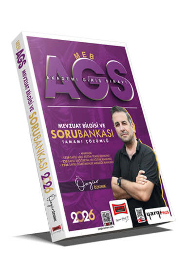 Yargı Yayınları 2026 MEB-AGS Mevzuat Bilgisi ve Soru Bankası (Özgür Özkınık) - 1