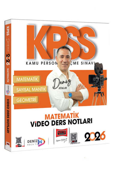 Yargı Yayınları 2026 KPSS Genel Yetenek Matematik Video Ders Notları (Deniz Atalay) - 1