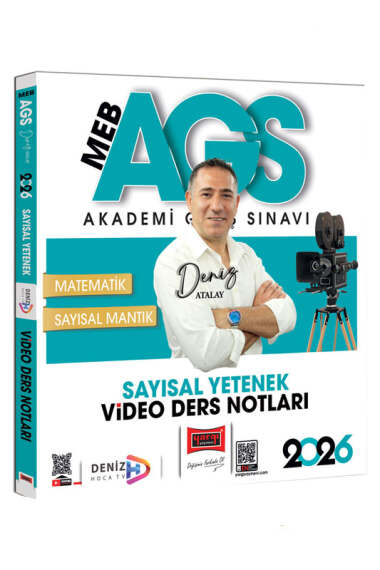Yargı Yayınları 2026 MEB-AGS Sayısal Yetenek Video Ders Notları (Deniz Atalay) - 1