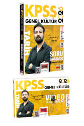 Yargı Yayınları 2026 KPSS Genel Kültür Tarih Soru Bankası ve Video Ders Notları Seti (Günay Göktaş) - Yargı Yayınları