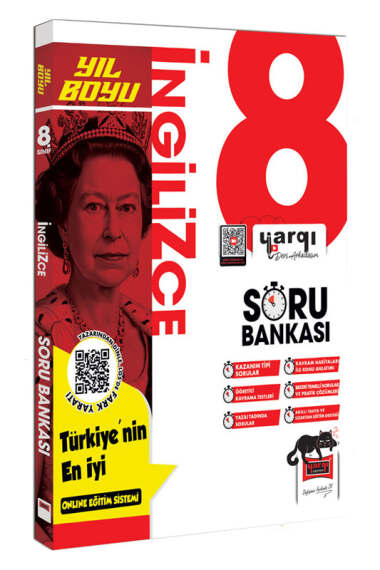 Yargı Ders Arkadaşım 8.Sınıf LGS İngilizce Yıl Boyu Soru Bankası - 1
