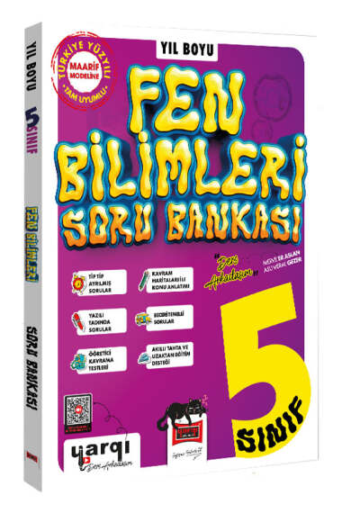Yargı Ders Arkadaşım 5.Sınıf Fen Bilimleri Yıl Boyu Soru Bankası - 1