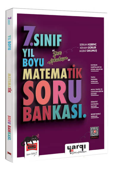 Yargı Ders Arkadaşım 7.Sınıf Matematik Yıl Boyu Soru Bankası - 1