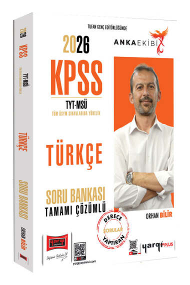 Yargı Yayınları 2026 KPSS TYT MSÜ Anka Ekibi Tamamı Çözümlü Türkçe Soru Bankası (Orhan Bilir) - 1