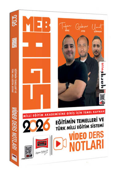 Yargı Yayınları 2026 MEB-AGS Eğitimin Temelleri ve Türk Milli Eğitim Sistemi Video Ders Notları - 1