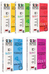 Yargı Yayınları 2026 KPSS Ortaöğretim Ön Lisans Motto Serisi GK-GY Tüm Dersler Özet Ders Notu Seti - Yargı Yayınları