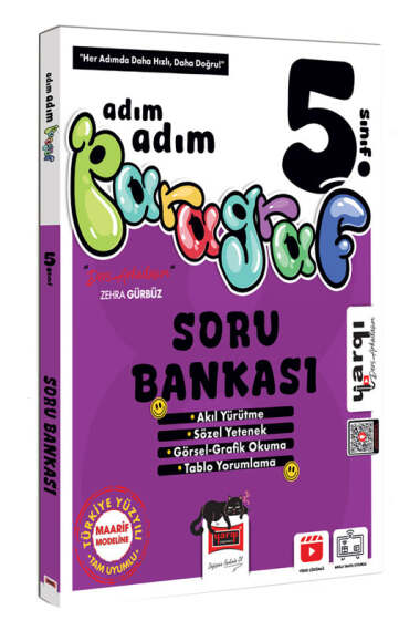 Yargı Ders Arkadaşım 5.Sınıf Adım Adım Paragraf Soru Bankası - 1