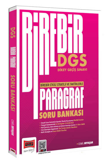 Yargı Yayınları 2026 DGS Birebir Serisi Paragraf Soru Bankası - 1