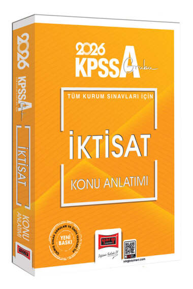 Yargı Yayınları 2026 KPSS-A Grubu Tüm Kurum Sınavları İçin İktisat Konu Anlatımı - 1