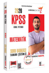 Yargı Yayınları 2026 KPSS Anka Ekibi Genel Yetenek Tamamı Çözümlü Matematik Soru Bankası - Yargı Yayınları