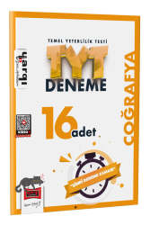 Yargı Yayınları TYT Coğrafya 16 Deneme Sınavı - Yargı Yayınları