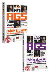 Yargı Yayınları 2026 MEB-AGS Eğitim Bilimleri ve Türk Milli Eğitim sistemi Tamamı Çözümlü Soru Bankası Modül 1-2 Set - Yargı Yayınları