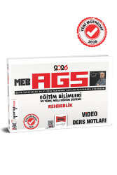 Yargı Yayınları 2026 MEB-AGS Eğitim Bilimleri ve Türk Milli Eğitim Sistemi Rehberlik Video Ders Notları - Yargı Yayınları