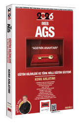 Yargı Yayınları 2026 MEB-AGS Anahtarı Eğitim Bilimleri ve Türk Milli Eğitim Sistemi Konu Anlatımı Modül 1 - Yargı Yayınları