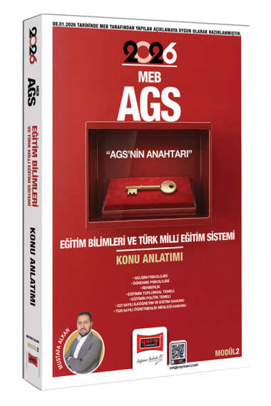 Yargı Yayınları 2026 MEB-AGS Anahtarı Eğitim Bilimleri ve Türk Milli Eğitim Sistemi Konu Anlatımı Modül 2 - 1