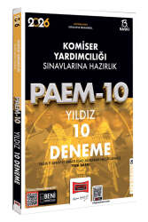 Yargı Yayınları 2026 PAEM Komiser Yardımcılığı Sınavlarına Hazırlık Yıldız 10 Deneme - Yargı Yayınları
